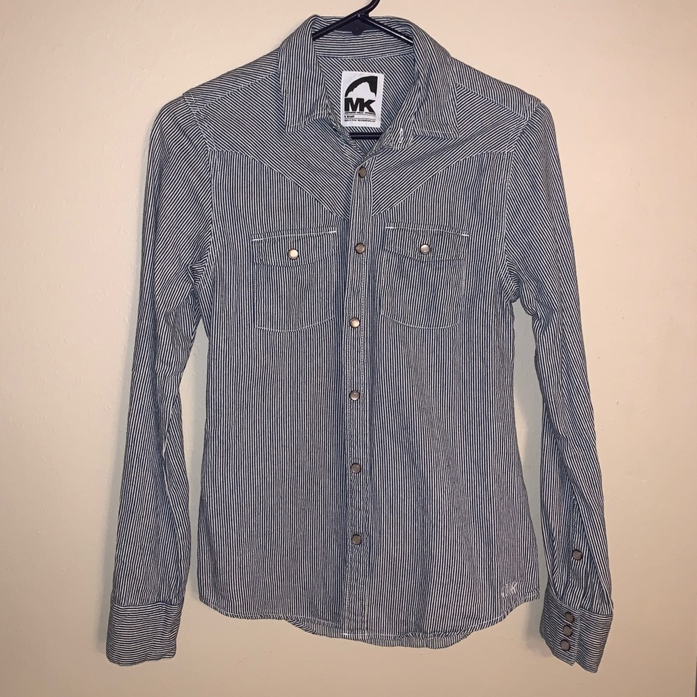 Mountain Khakis Pinstripe Button Up